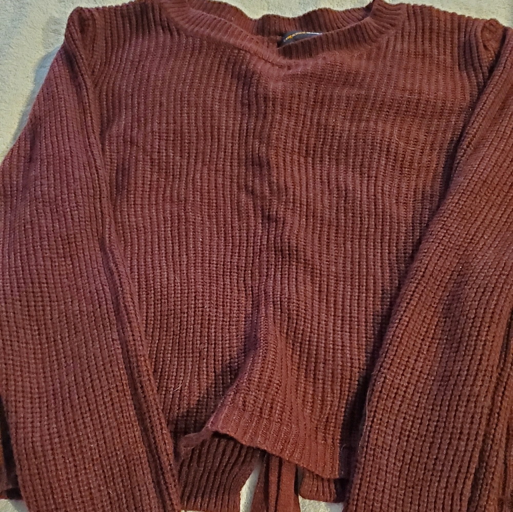 Maroon Sweater shirt